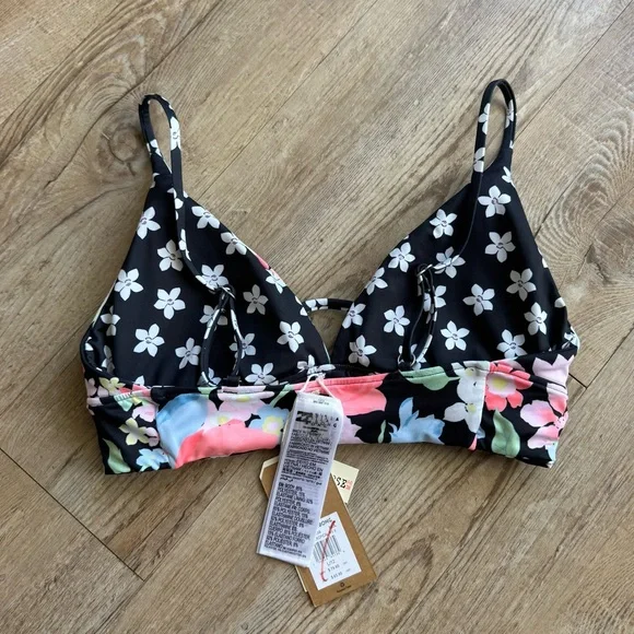 NWT Billabong Reversible Bikini Top - Picture 2 of 4